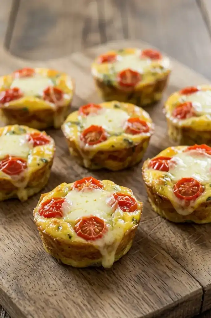 Cherry Tomato & Mozzarella Egg Bites