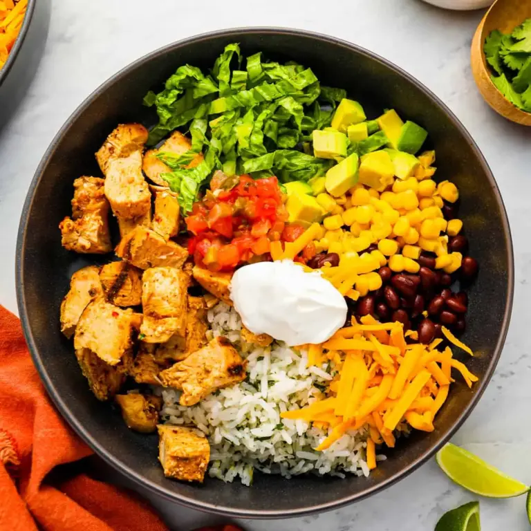 Chipotle Chicken Burrito Bowl Copycat