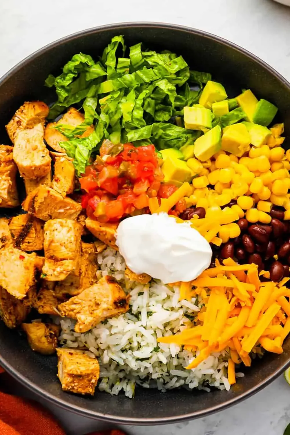Chipotle Chicken Burrito Bowl Copycat