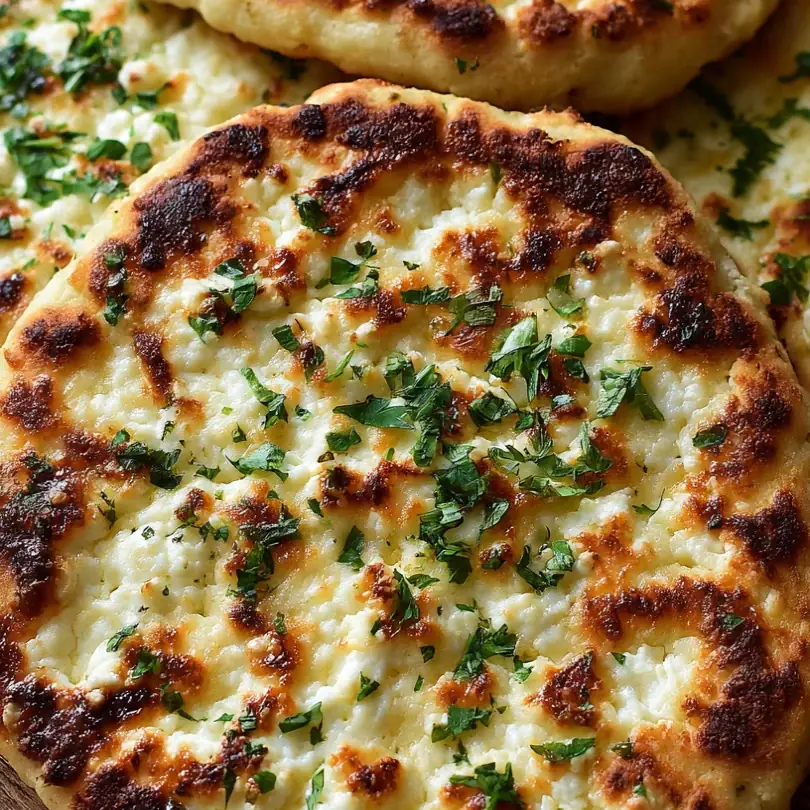 Cottage Cheese Flatbread (2 Ingredients)