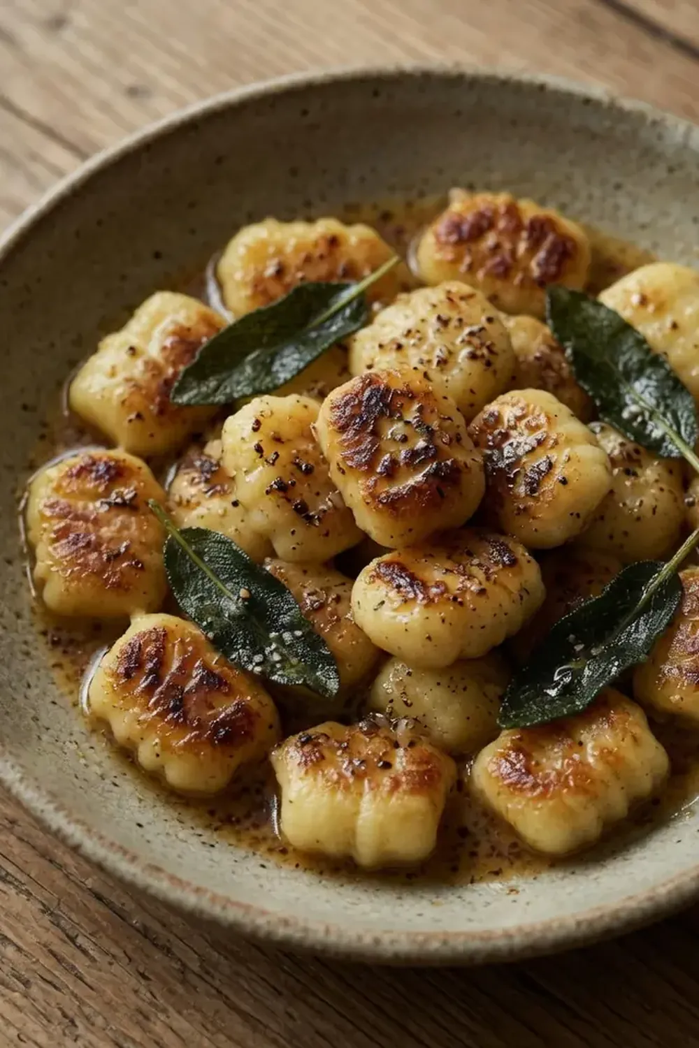 Crispy Gnocchi with Brown Butter & Sage