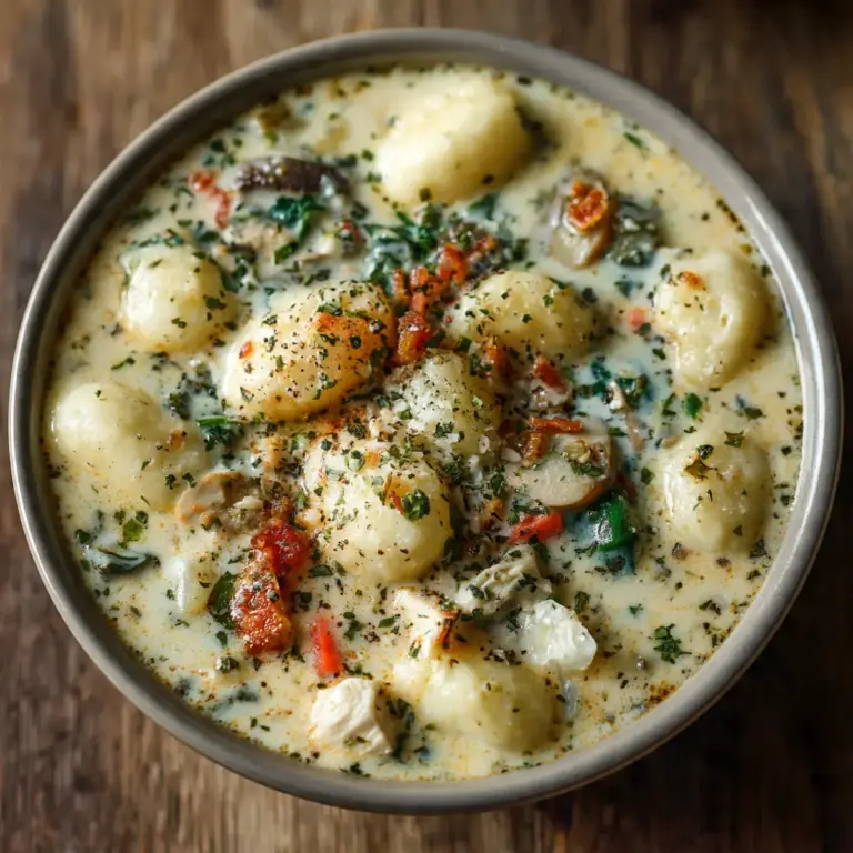 Olive Garden Chicken Gnocchi Soup Copycat