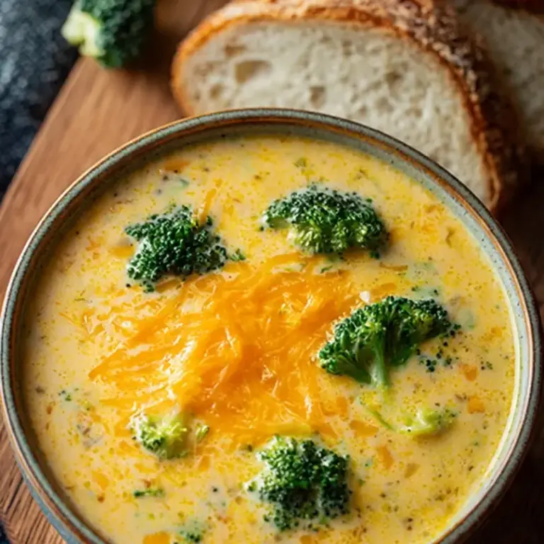 Panera Bread Broccoli Cheddar Soup Copycat