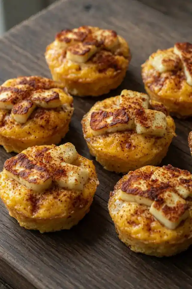 Smoked Paprika & Halloumi Egg Bites