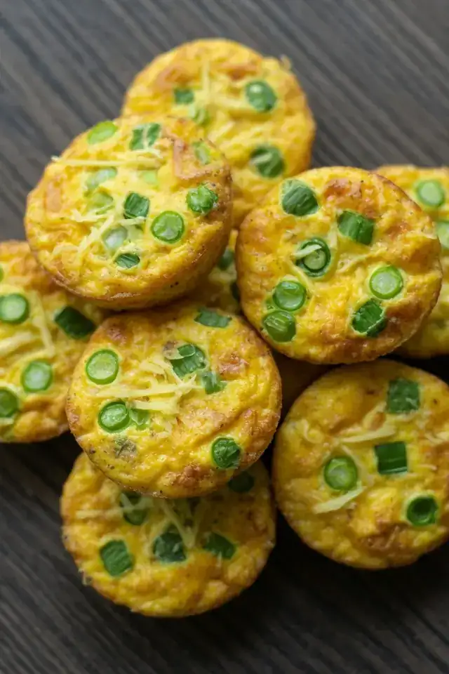 Spring Onion & Ginger Egg Bites