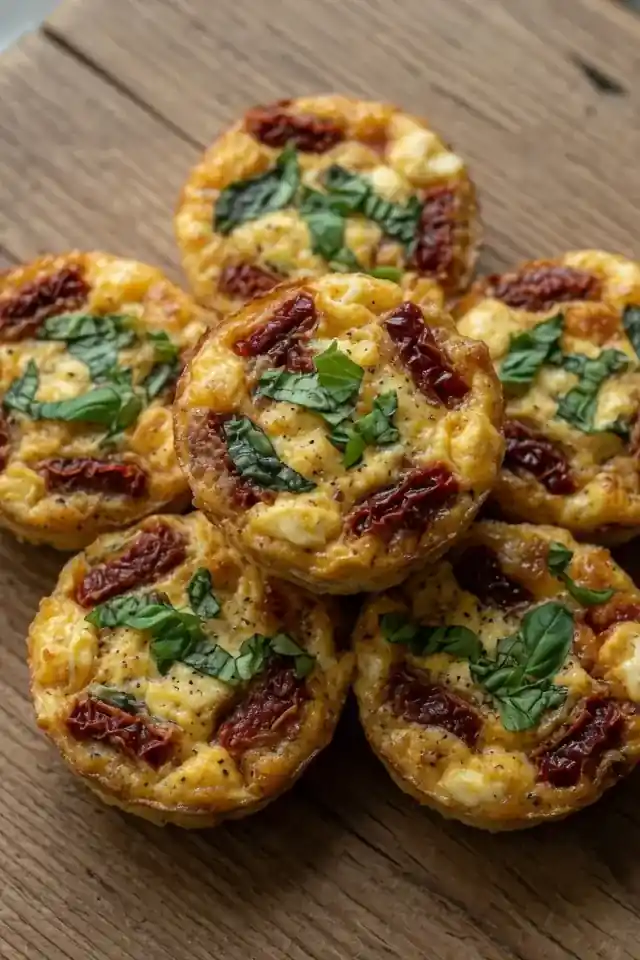 Sun-Dried Tomato & Basil Egg Bites
