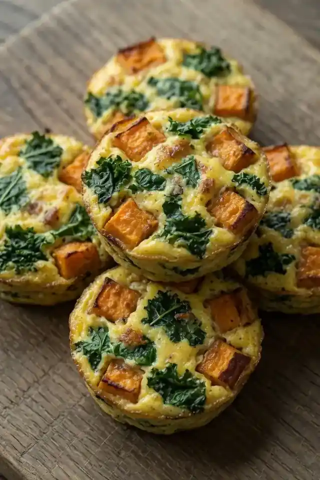 Sweet Potato & Kale Egg Bites