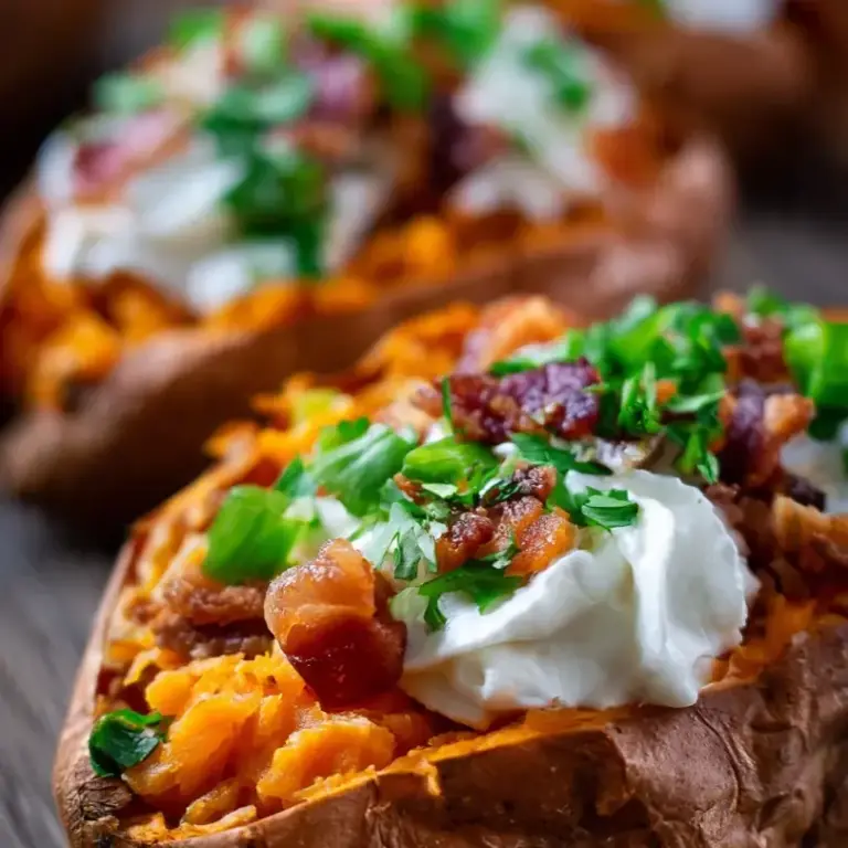 Texas Roadhouse Loaded Sweet Potato Copycat