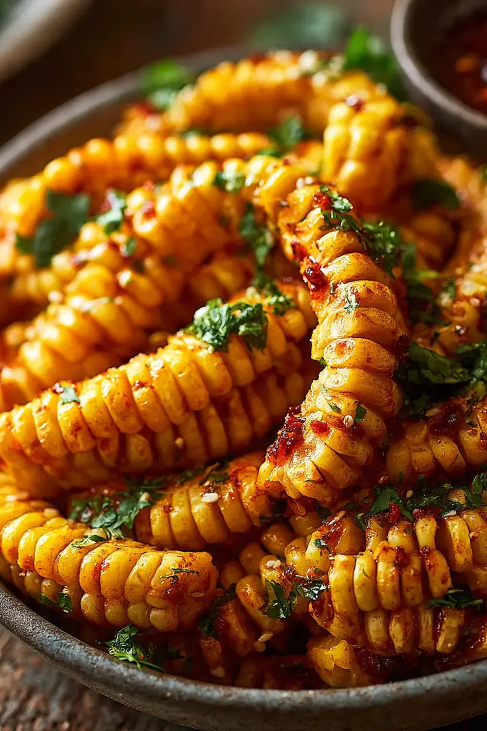 TikTok Corn Ribs with Chili Butter