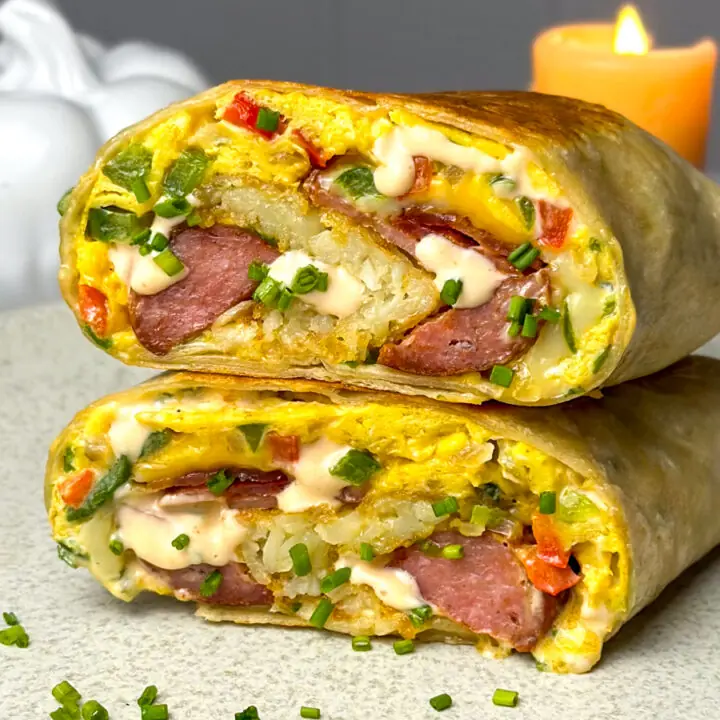 Viral Breakfast Burrito Smash