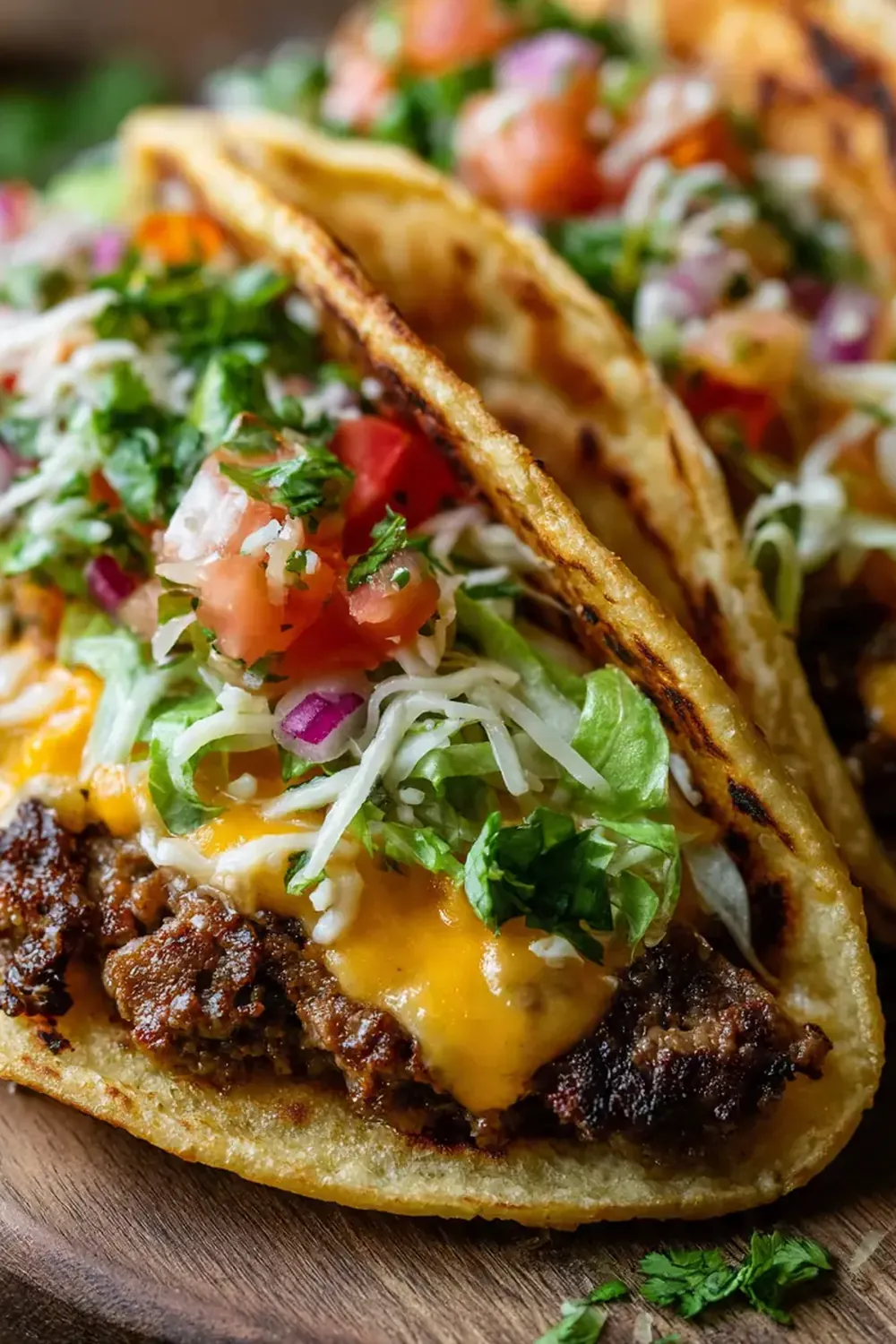 Viral Smash Burger Tacos